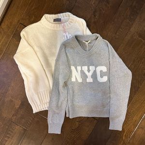 Two Sweaters, Wooden Ships and Z Supply, Size XS, NWT